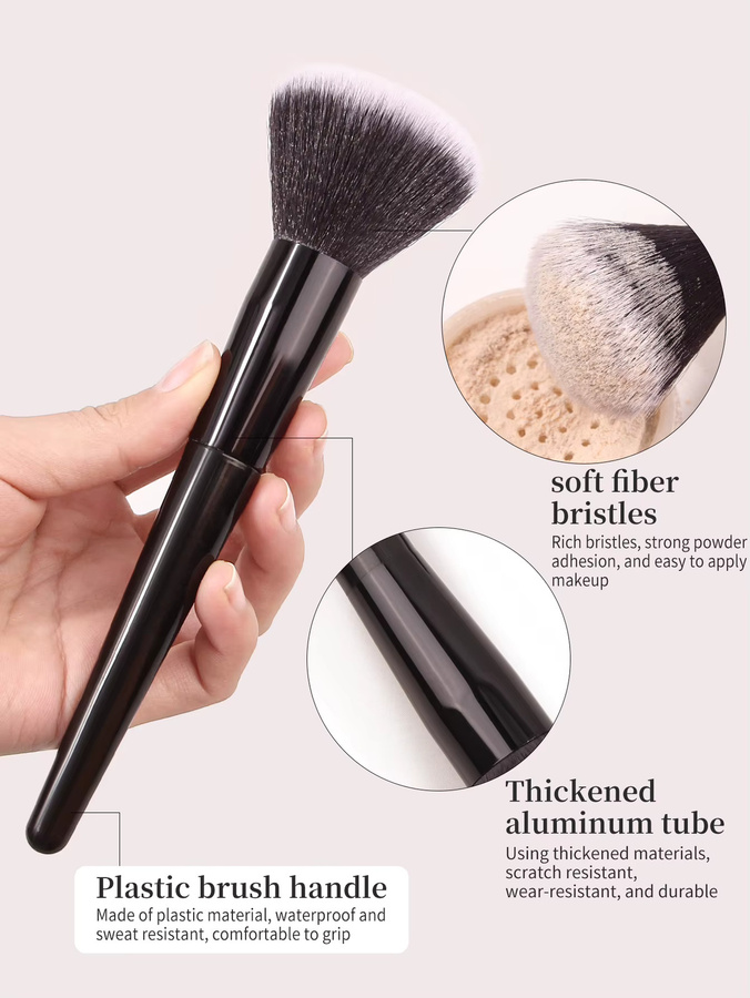 KOSSHOW Make-up-Pinsel-Set mit Pinselhalter, 15-teilig, Unisex - Bild 4