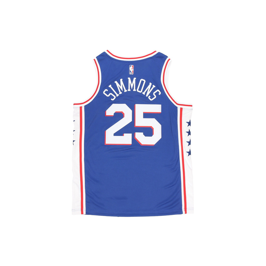 Nike NBA Icon Edition Swingman Fan Trikot, Philadelphia 76ers, Simmons, Herren, Blau - Bild 2