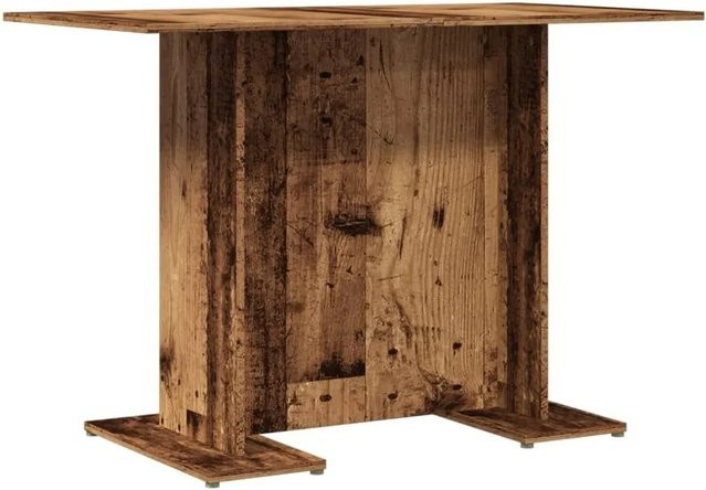 vidaXL Esstisch in Altholz-Optik aus Holzwerkstoff, braun, B/T/H: 110 x 60 x 75 cm - Bild 1