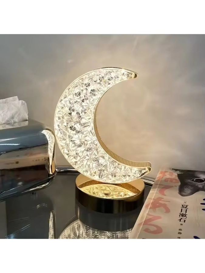 BALDR Mond-Atmosphärenlampe Kristall-Nachtlicht als dekorative Schreibtischlampe für dein Schlafzimmer - Bild 7