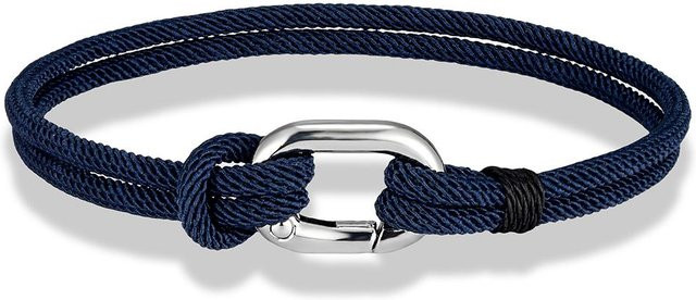 YULIN Seilarmband Edelstahl, Silber, Herren, 23cm - Bild 1
