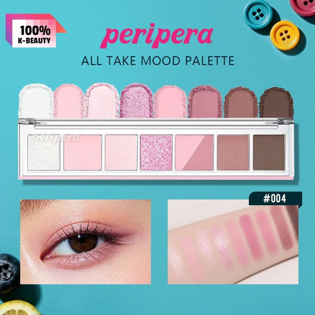 PERIPERA All Take Mood Palette Puder, #004, Schimmernd, Unisex - Bild 1