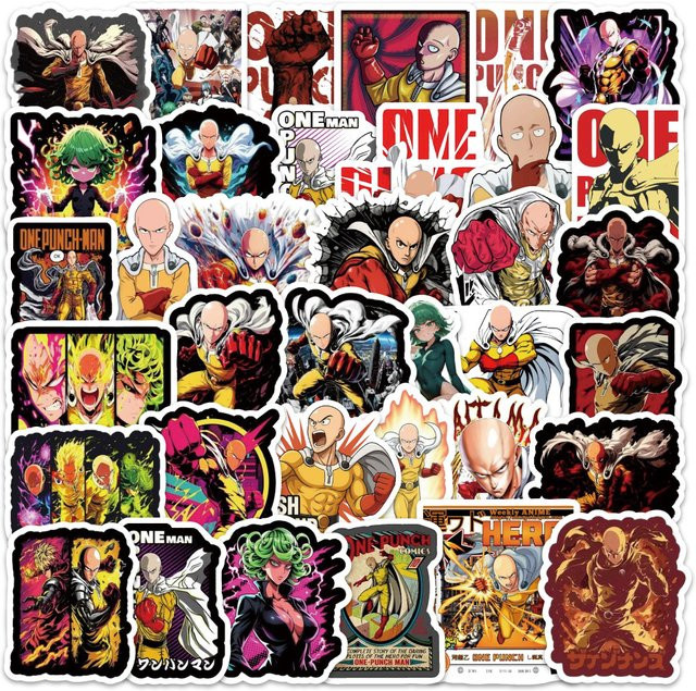 GOGOTU One Punch Man Anime Aufkleber, 54-teiliges Set - Bild 1