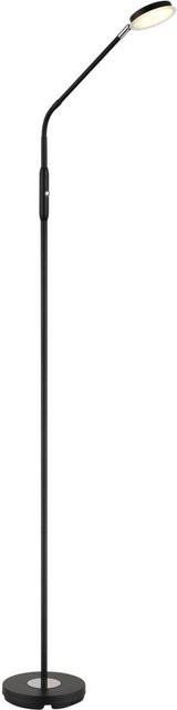 GLOBO Stehleuchte SILVIO in Mattschwarz, dimmbar, LED, Metall und Acryl, B/T/H: 20 x 52 x 173 cm - Bild 1