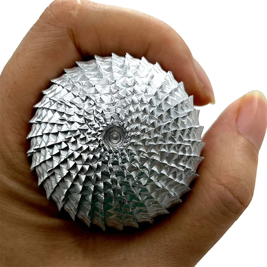Shunmaii Extreme Sphere Rotary Burr Kugelschleifkopf für Holzbearbeitung und Holzschnitzerei, Durchmesser: 41,2 mm - Bild 3