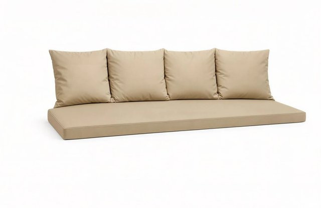 Setgarden Mix-Techno Gartenkissen für Polyrattan Möbel, 1tlg, Beige, B/T/H: 170 x 50 x 50 cm - Bild 1