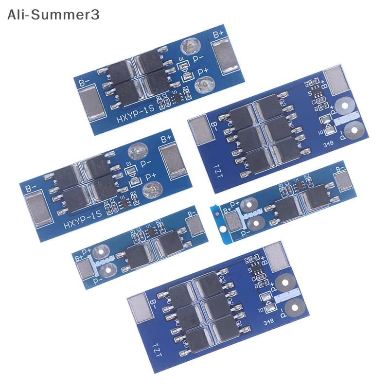 Lithium-Batterie-Schutzplatine BMS 1S für Li-Ion und LiFePO4 mit Lade-, Kurzschluss- und Überladungsschutz, Blau - Bild 2