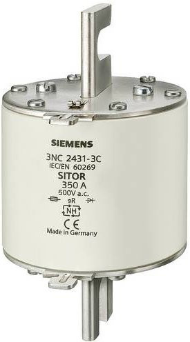 Siemens 3NC84253C Sicherungseinsatz Größe 3, 200A, 690V, 3 Stück, Weiß - Bild 1