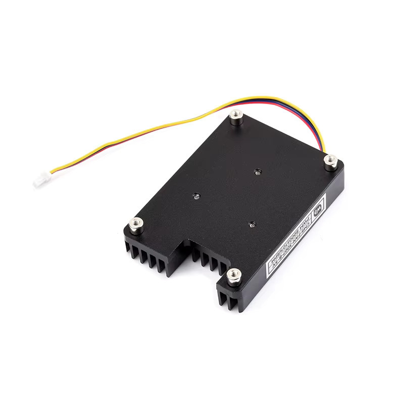 SHCHV CM5 5V 3007 B Kühler mit Lüfter für Compute Modul 5, geräuscharm, Schwarz - Bild 2
