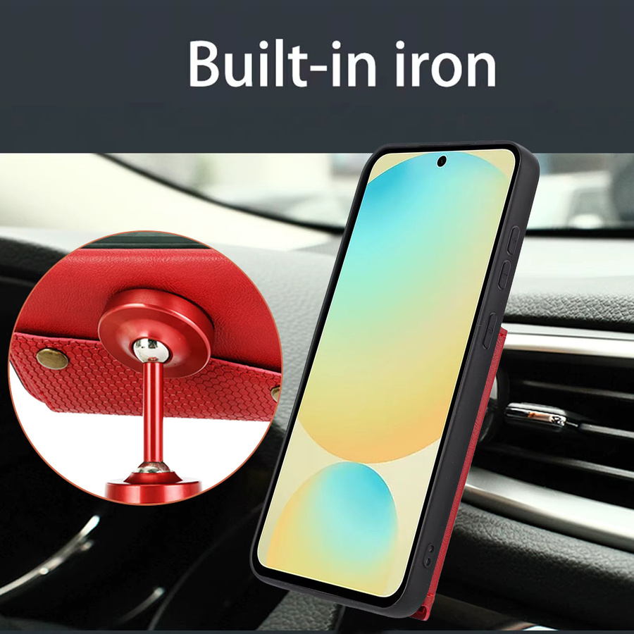Leder-Kartenetui Magnet-Brieftasche Hülle für Xiaomi Redmi Note 15 Pro 5G und Redmi Note 15 Pro Plus mit Objektivschutz - Bild 4
