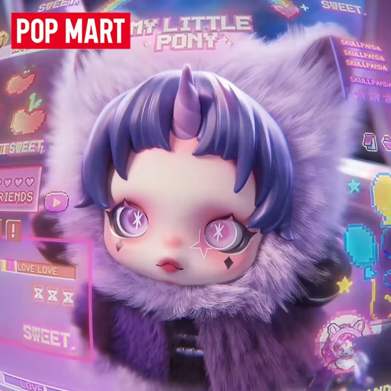 POP MART My Little Pony SKULLPANDA, Plüschpuppen-Anhänger, Blind Box - Bild 2