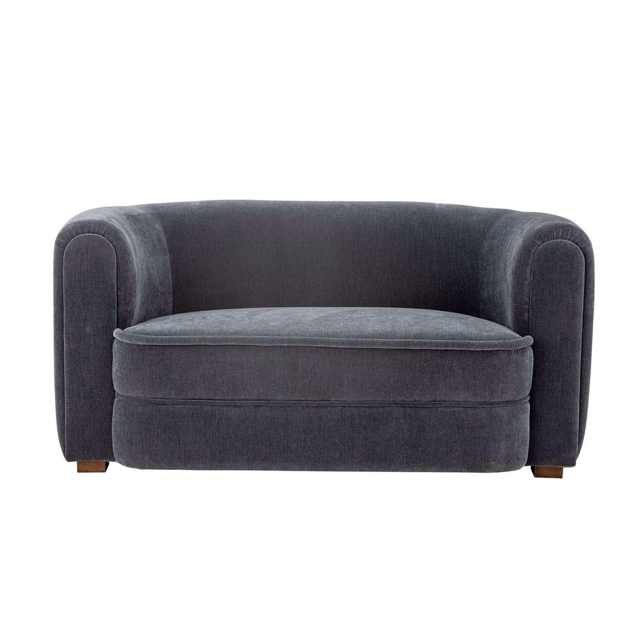 Bloomingville Sofa Malala Blau aus recyceltem Polyester mit Armlehnen Breite: 152 cm - Bild 1