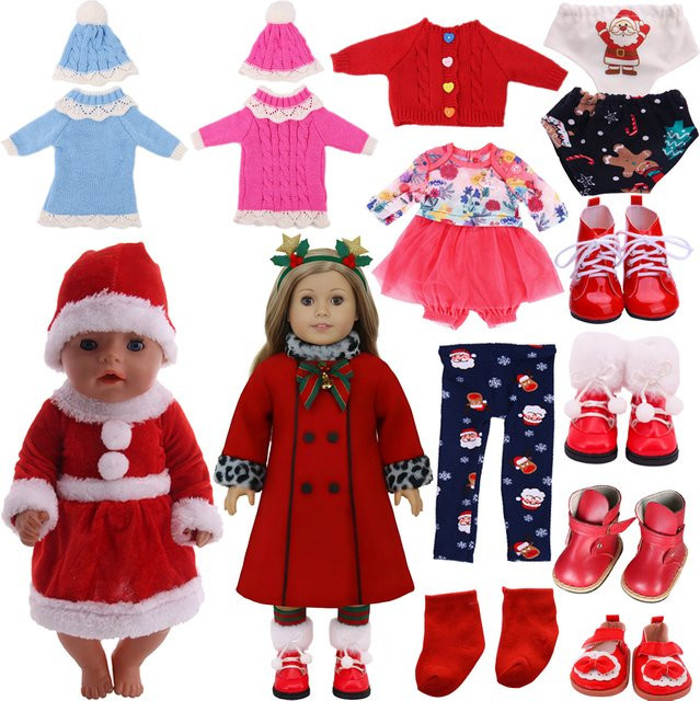 Unsere Generation Rote Puppe Winter Outfit, Zubehör, Rot - Bild 1