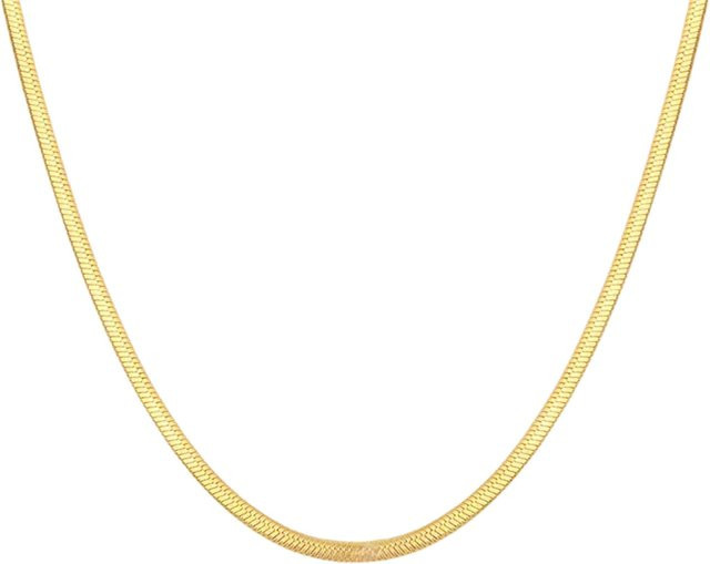 MAGIC ZONE Schlangenkette Choker, Edelstahl, Gold, Damen - Bild 1
