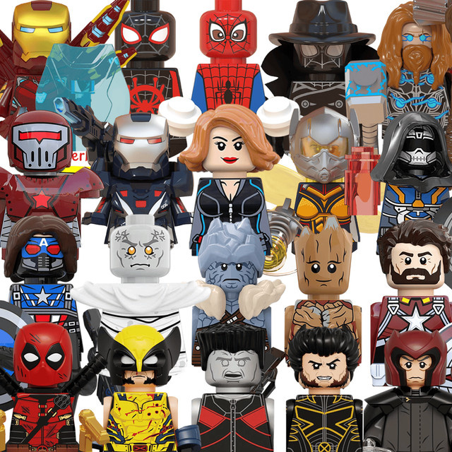 Beast Kingdom Marvel Wolverine Iron Man Thor, Zusammenbaubare 3D-Figuren - Bild 1
