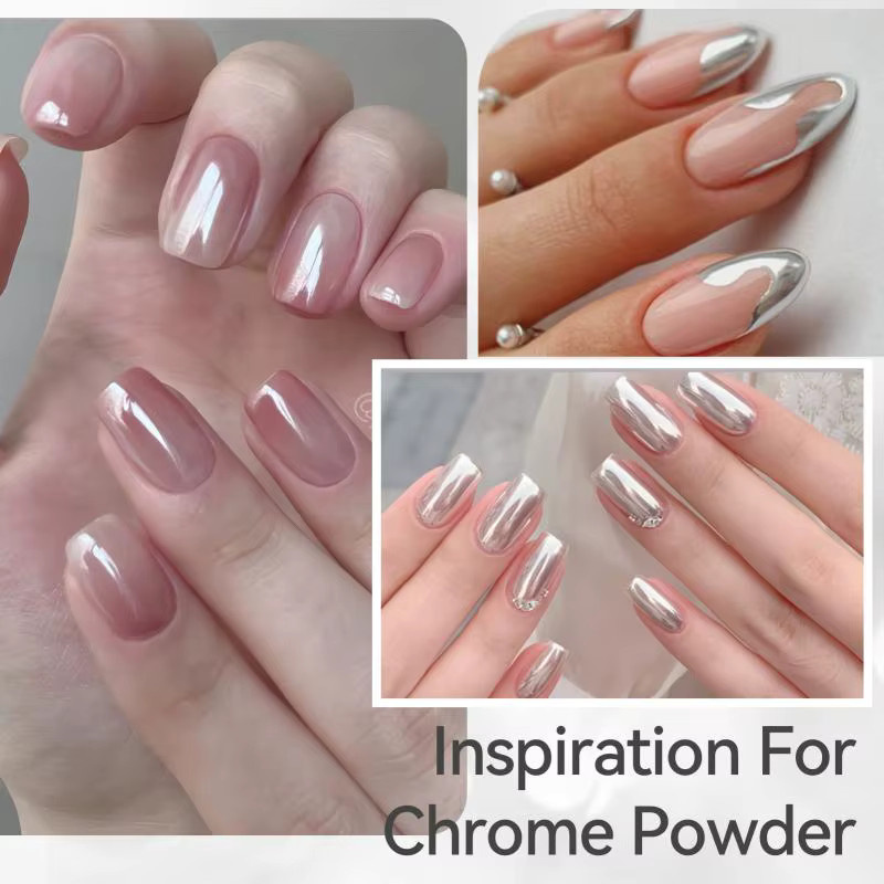 BORN PRETTY Chrome Base Gel, Metallic, 10 ml - Bild 2