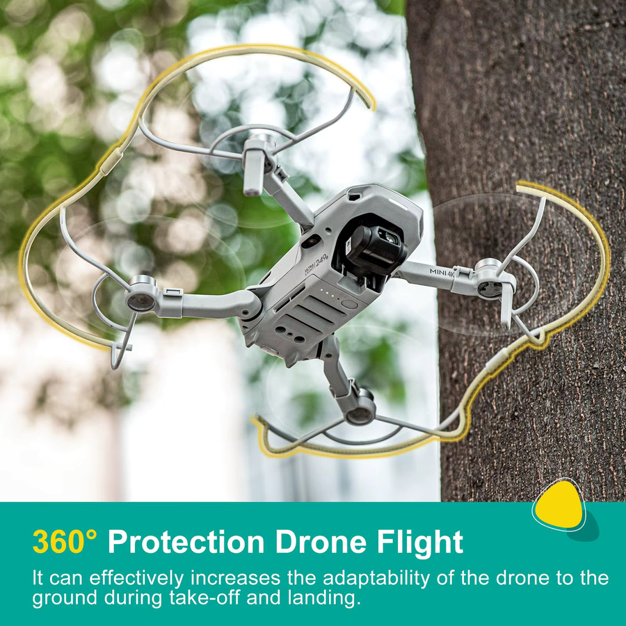 STARTRC Propellerschutz für DJI Mini 4K und Mini 2 SE Drohne in Grau - Bild 2