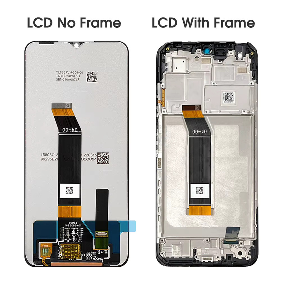 Xiaomi Redmi Note 11e LCD-Display Touchscreen mit Rahmen in Schwarz, 6.58 Zoll für Redmi 10 5G - Bild 3