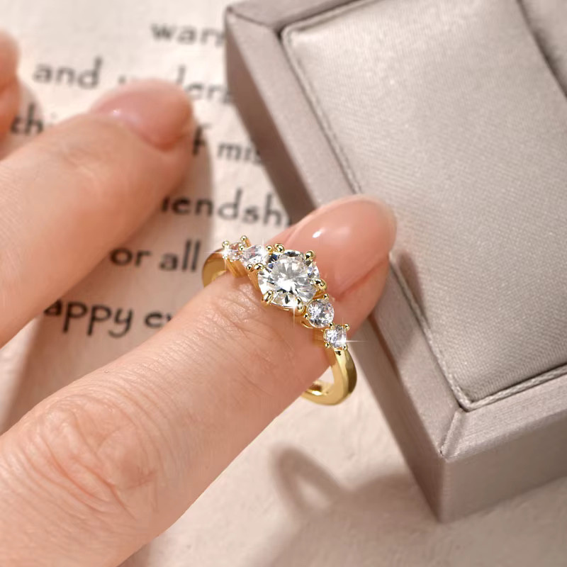 Ehhai Verlobungsring, Diamant, Gold, Damen - Bild 3