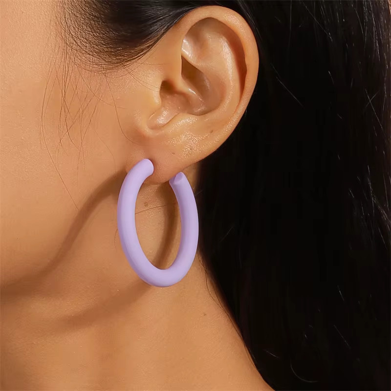 Aihua Hoop Ohrringe, Kunststoff, Bunt, Damen - Bild 2