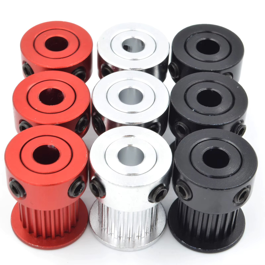 POWGE Zahnriemenscheibe 20 Zähne 2GT 2MGT für Synchronriemen mit Riemenbreite 10 mm oder 15 mm und Bohrung 5/6/6,35/8 mm - Bild 4
