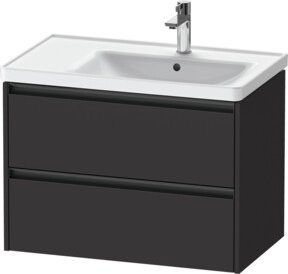 Duravit Waschtischunterschrank Ketho.2 in Graphit Matt B/T/H: 78,4 x 45,5 x 54,9 cm - Bild 1