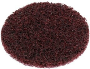 3M Roloc Vlies-Finishingscheibe SC-DR in Rot mit 180er Körnung und 50,8 mm Durchmesser - Bild 1