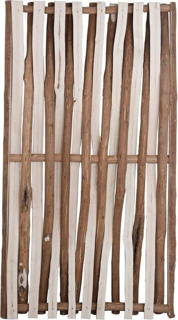 T & J Paco-Serie Haselnusszaun aus Halblatten, braun, Höhe: 90 cm, Breite: 180 cm - Bild 1