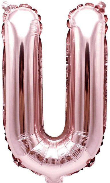 Rico Design Folienballon Buchstabe in Rosa, Höhe: 36 cm - Bild 1