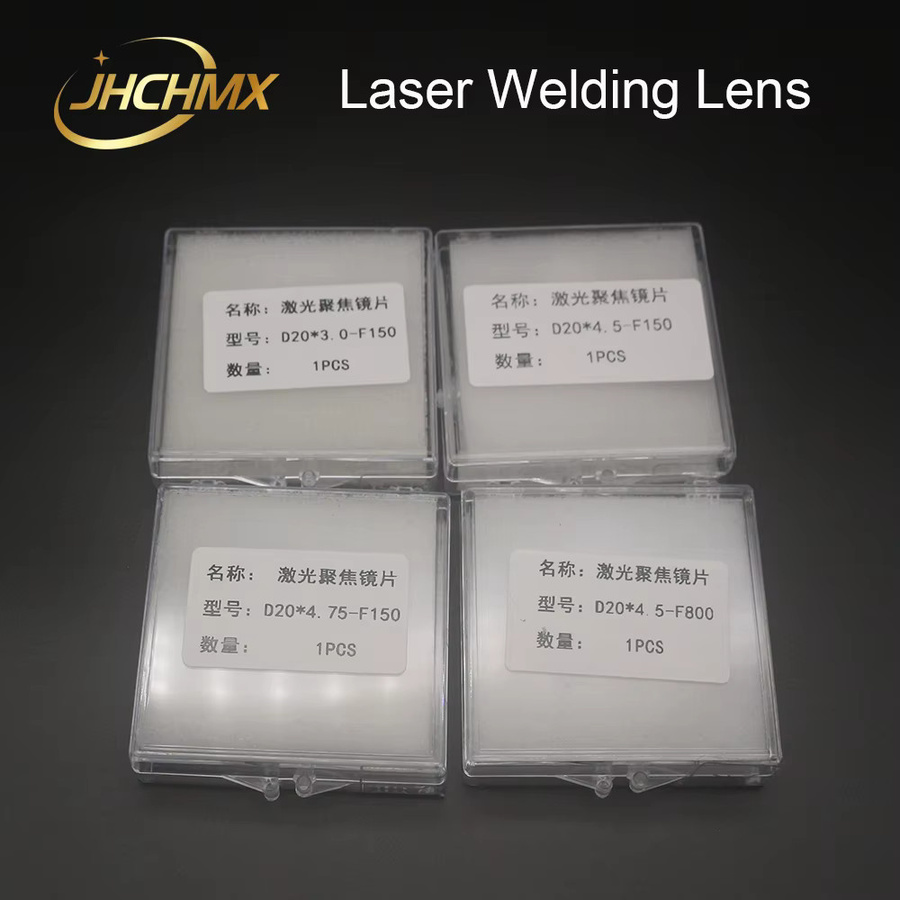 JHCHMX Kollimator Fokuslinse D16/20 für Laser Handschweißpistolen, transparent, D20*4.5-F150 - Bild 3