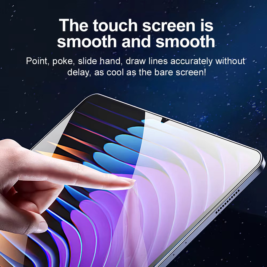 2er-Set Gehärtetes Glas Displayschutz für Xiaomi Pad 6, 6 Pro, 6s Pro, Pad 5 Pro, Pad 7, Pad 8 und Redmi Pad SE 8,7 oder 11 Zoll, Transparent - Bild 4