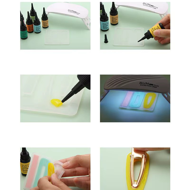 29 Farben UV-Epoxidharz-Farbstoff Set für Schmuckherstellung und DIY-Projekte, Multicolor, UV-härtendes Gel-Harz-Pigment - Bild 3