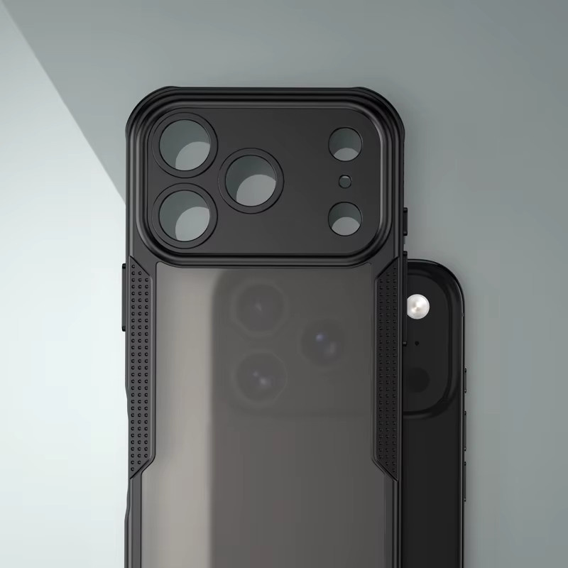 Panbon Ultra Matte Schutzhülle für iPhone 17 Pro Max, iPhone 17 Air, iPhone 16 Max und 16E in Schwarz und Lila - Bild 3