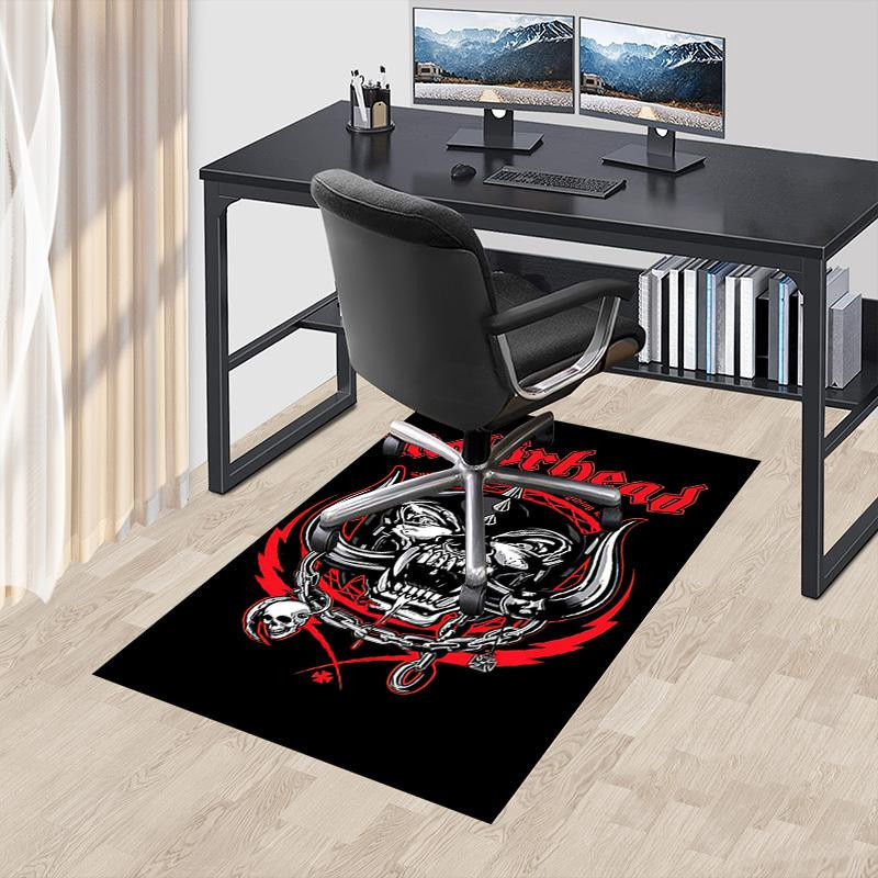 Motörhead Bodenmatte von Yun Home in Schwarz, Urbaner Stil, Polyester, rutschfest und waschbar, B/T: 90 x 60 cm - Bild 4