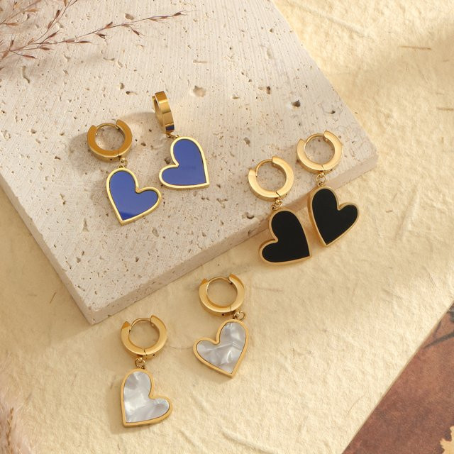 Liebe Beimu Ohrringe, Gold, Damen, minimalistisch - Bild 1