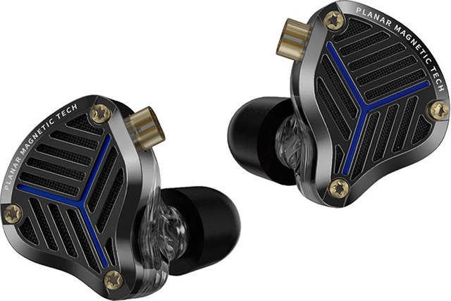 KZ PRX Planar-Membran-In-Ear-Ohrhörer der vierten Generation mit hochreinem versilbertem Kabel für HiFi-Bass und Musik-Monitoring - Bild 1
