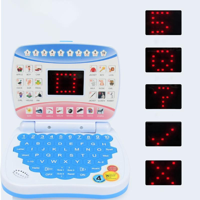 Yiran toy Lernmaschine Laptop Computer Spielzeug rosa 3-6 Jahre - Bild 3