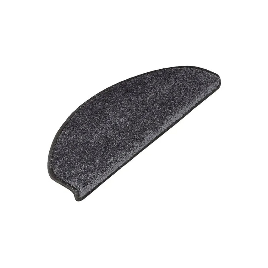 KARAT Velours-Stufenmatte Sundae Selbstklebend Halbrund Anthrazit B: 23,5 cm, T: 65 cm - Bild 2