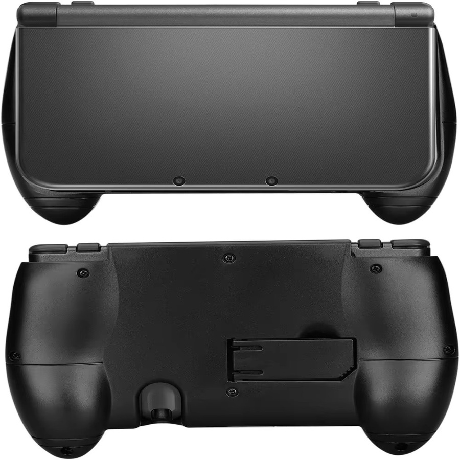 Ergonomischer Handgriff mit Ständer und rutschfestem Schutzüberzug für Nintendo New 3DS XL und New 3DS in Schwarz - Bild 4