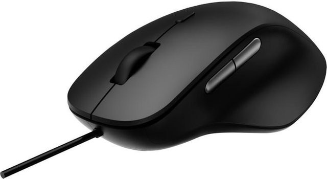 Ergonomische optische USB-Maus Rapoo N500 in Schwarz - Bild 1