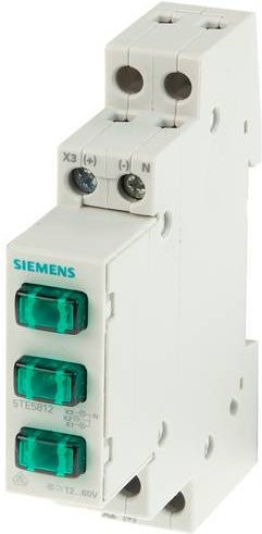 Siemens 5TE5812 Leuchtmelder in Grün und Weiß - Bild 1