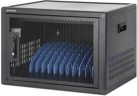 Manhattan Lade- und Managementsystem Schrank in Schwarz mit USB-C - Bild 1
