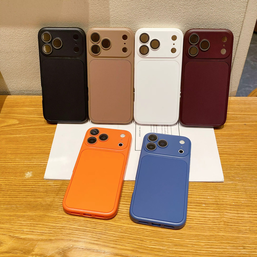 Ultradünne matte Handyhülle für iPhone 17 Pro Max 16 15 14 13 Pro Air Plus Slim Cover in Weiß von Gusakov - Bild 2