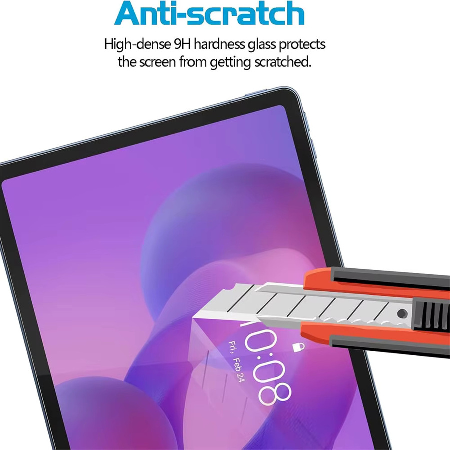HD Gehärtete Glas Displayschutzfolie für Lenovo Xiaoxin Pad 12,1 Zoll 2025 TB365FC, Transparent - Bild 4
