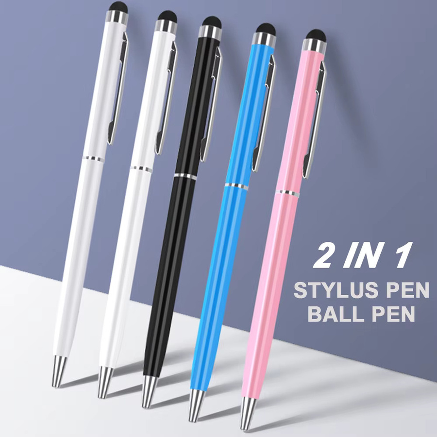 100 Stück ZOUGOUGO 2-in-1 Stylus-Stift aus Metall mit Kugelschreiberfunktion als kapazitiver Touchscreen-Stift für iPhone, iPad und Samsung Tablets - Bild 4