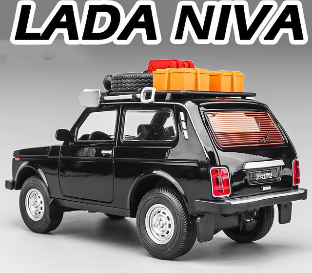 MAKEDA Lada NIVA 300SL Modellspielzeug, 1:24, Metall, mit Licht und Sound - Bild 1