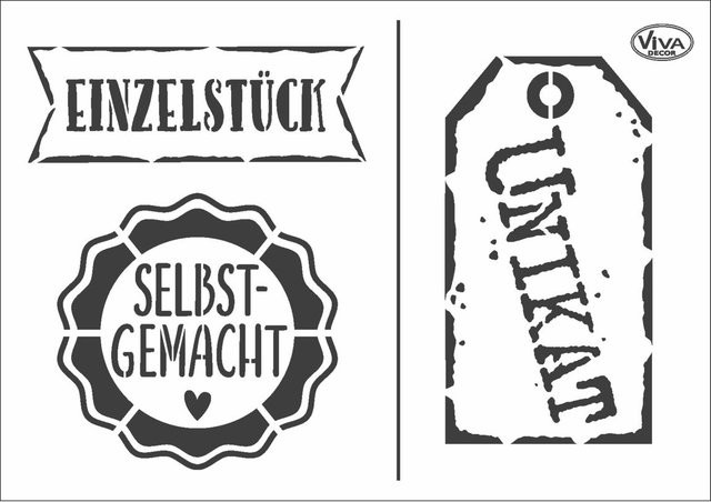 Schablone Einzelstück - Bild 1