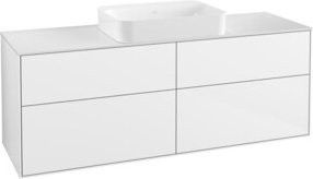 Villeroy & Boch Waschtischunterschrank Finion mit Wandbeleuchtung, Weiß, B/H/T: 160 x 60,3 x 50,1 cm - Bild 1