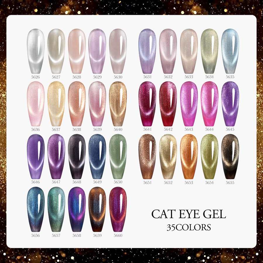 VENALISA Color Cat Eye Gel Nagellack, Schimmernd, HEMA & TPO frei - Bild 2