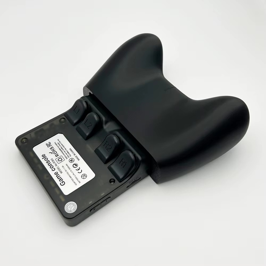 SUMMEROCKS Ergonomie-Griff für R36S Spielekonsolen in Schwarz, 3D-gedrucktes Retro-Controller-Zubehör - Bild 2